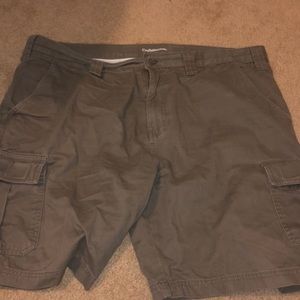 brown cargo shorts